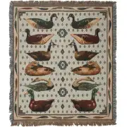 Duck Duck Duck Afghan Throws