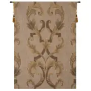Leaf Brocade French Wall Tapestry - 41 in. x 57 in. Wool/cotton/others by Charlotte Home Furnishings