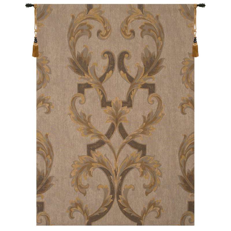 Leaf Brocade French Tapestry Wall Hanging