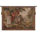 Bouquet au Drape No People European Tapestry Wall hanging
