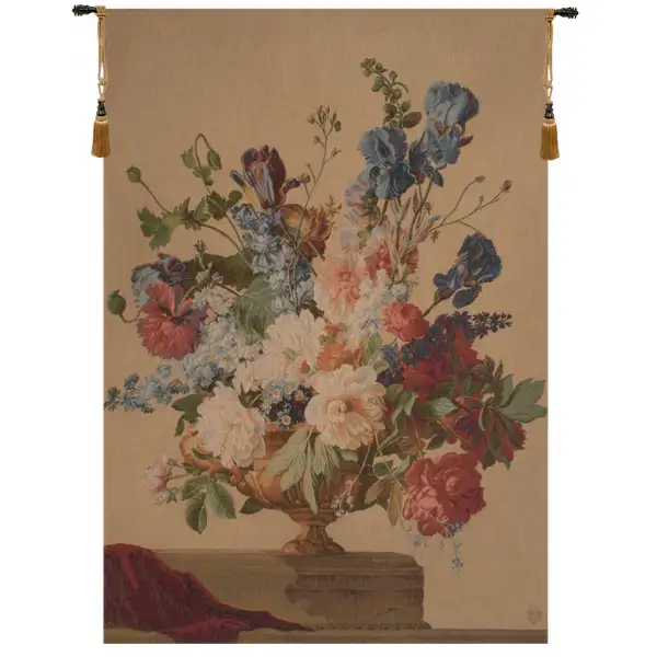 Bouquet Iris Clair French Wall Art Tapestry at Charlotte Home Furnishings Inc