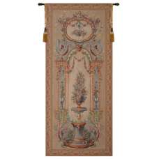 Portiere Bouquet I with Border European Tapestry Wall hanging