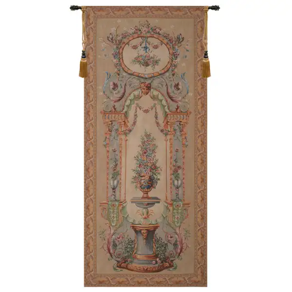 Portiere Bouquet I with Border French Wall Tapestry