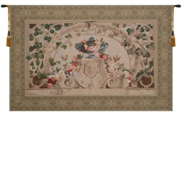 Beauvais III with Border French Wall Tapestry