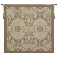 Belgian Medallion Square Belgian Tapestry Wall Hanging