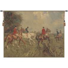 Equestrian Chase European Tapestry