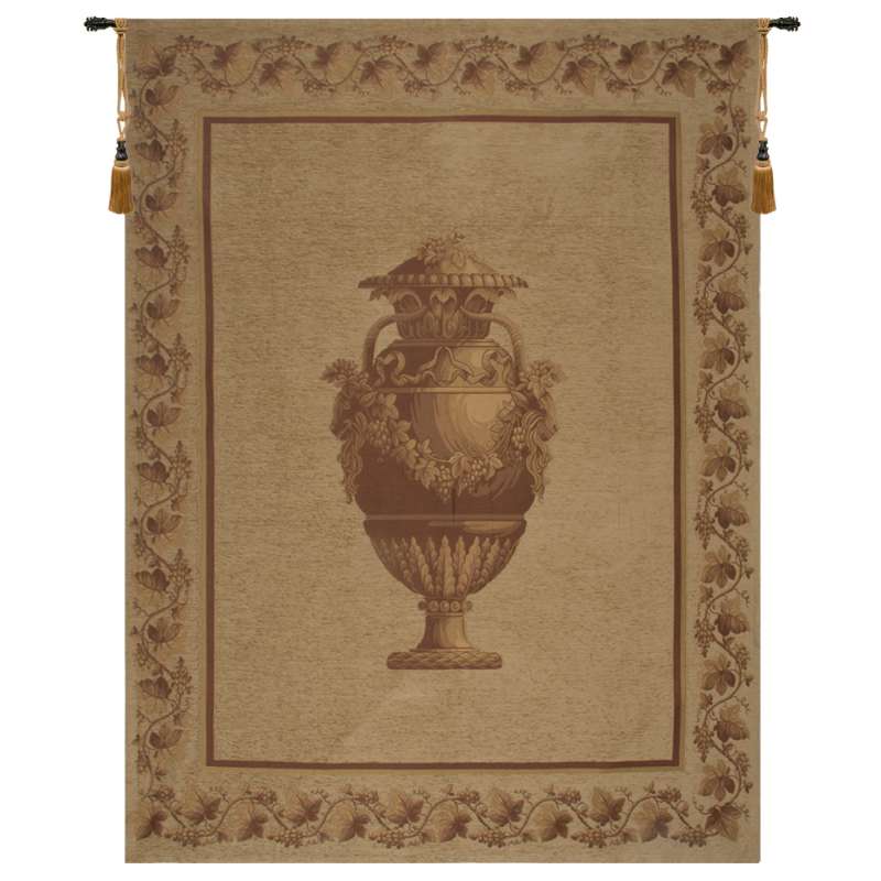 Antique Greek Urn European Tapestry
