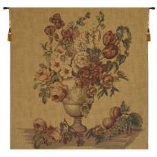 Floral Medley European Tapestry Wall Hanging