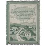 Irish Blessing Cottage Decorative Afghan Throws