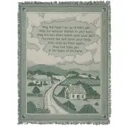 Irish Blessing Cottage Afghan Throws