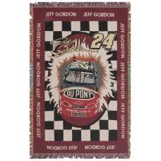 Jeff Gordon Tapestry Throw
