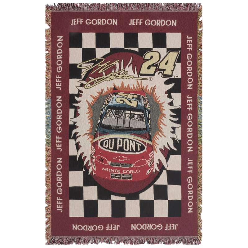 Jeff Gordon Tapestry Throw