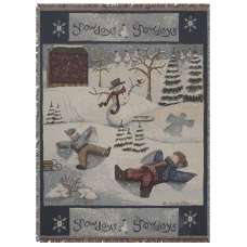 Snow Days Tapestry Afghans