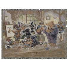 School Days II Tapestry Throw