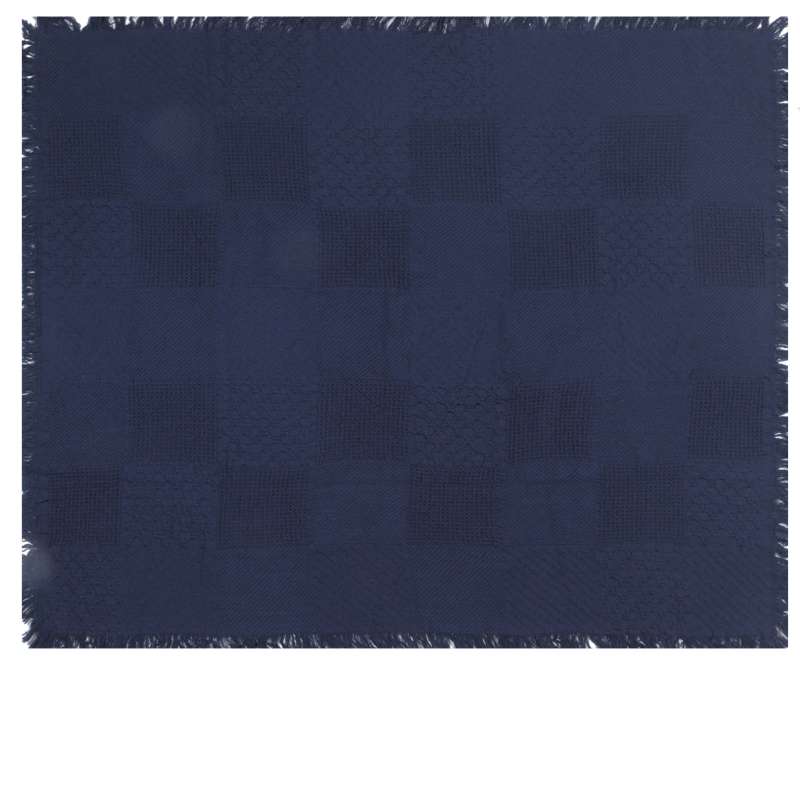 Squares In Blue Tapestry Throw