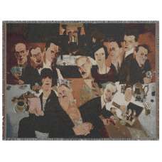 Roaring 20's Card Game Tapestry Throw