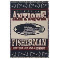 Been There, Done That, Gone Fishin' Tapestry Throw