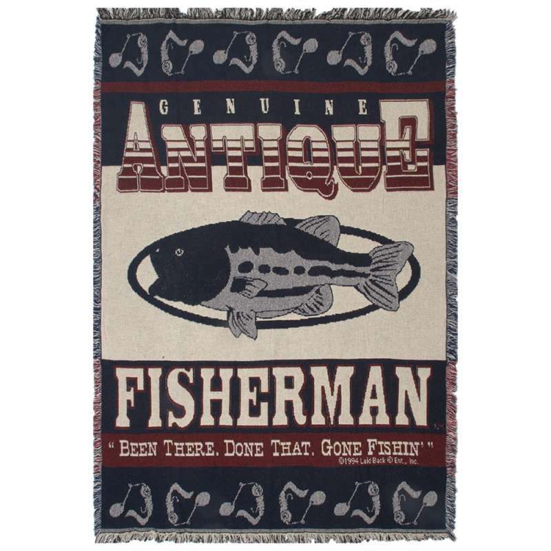 Been There, Done That, Gone Fishin' Tapestry Afghans