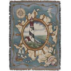 Nautical Highlights Tapestry Throw