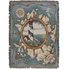 Nautical Highlights Tapestry Afghans