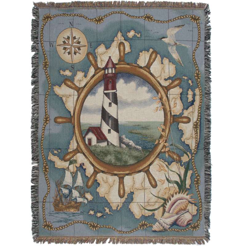 Nautical Highlights Tapestry Throw