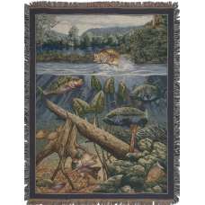 Fishin' Hole Tapestry Afghans