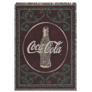 Coca Cola Mosaic Afghan Throw