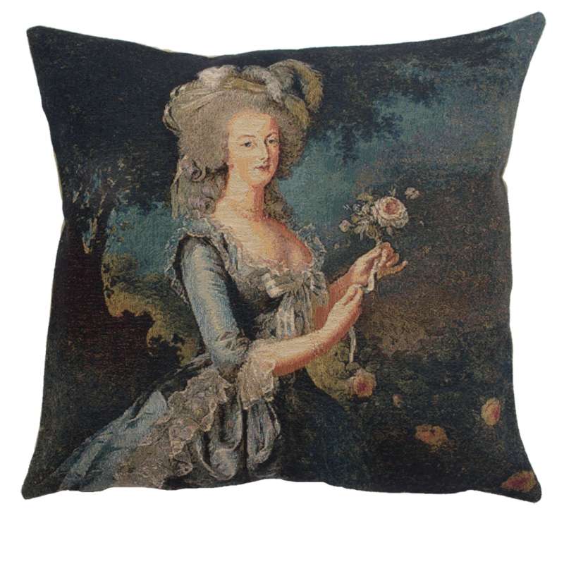 Marie Antoinette In Blue II European Cushion Covers