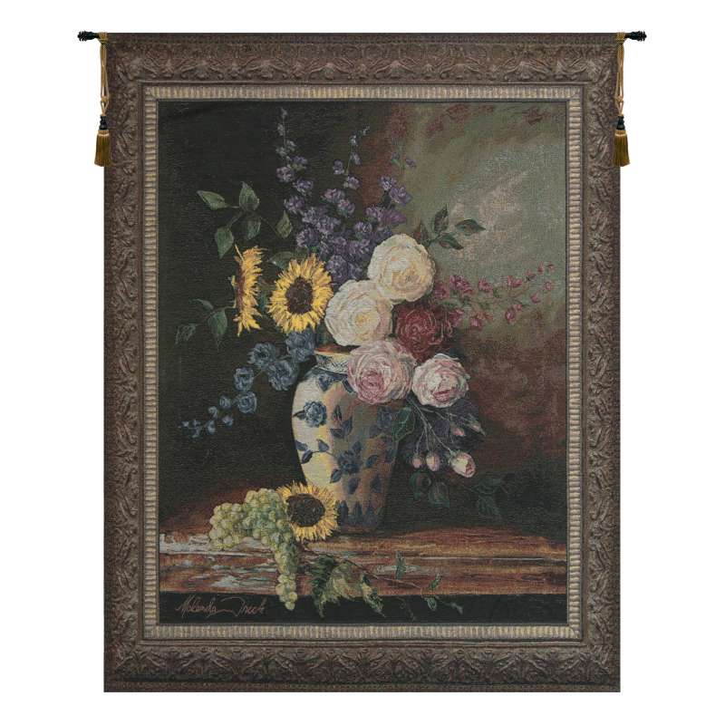 Floral Sonnet Fine Art Tapestry