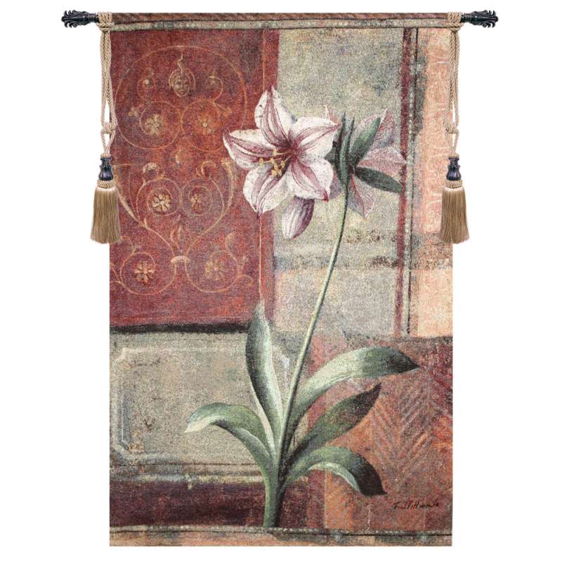 Le Jardin Botanique Lily Fine Art Tapestry
