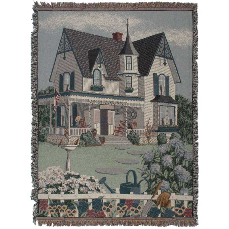 My Grandmothers House Tapestry Throw