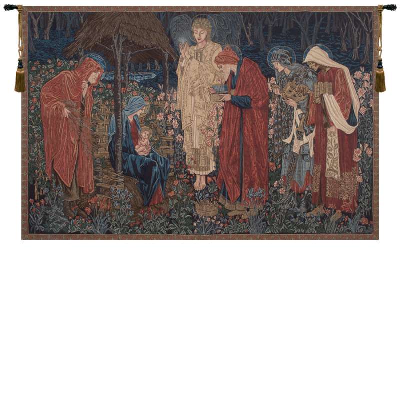 The Adoration of the Magi III European Tapestry Wall Hanging