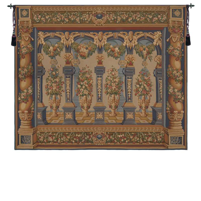 Loggia Columns European Tapestry Wall Hanging