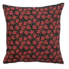 Red Poppies II European Cushion Cover