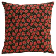 Red Poppies II Belgian Cushion Cover