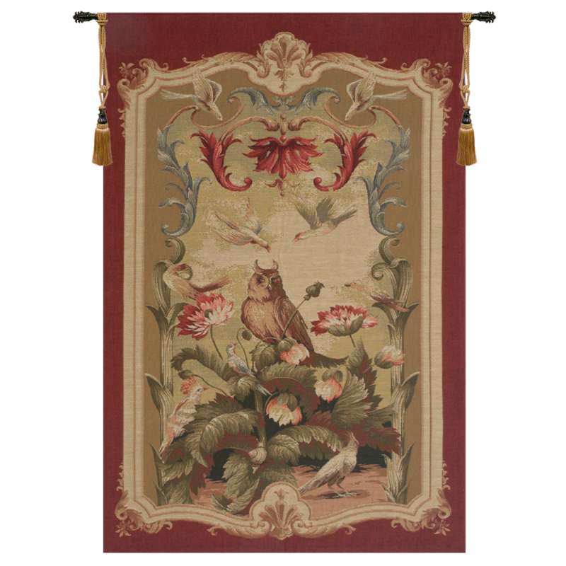 Owl's Paradise European Tapestry Wall Hanging