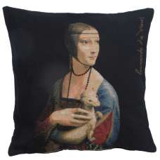 Dame A L'Hermine I European Cushion Cover