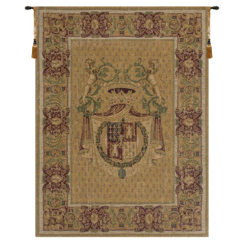Stemma Tours Chenille Italian Tapestry Wall Hanging