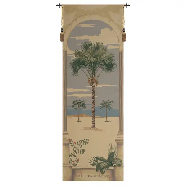 Lodoicea Palm Belgian Tapestry Wall Hanging