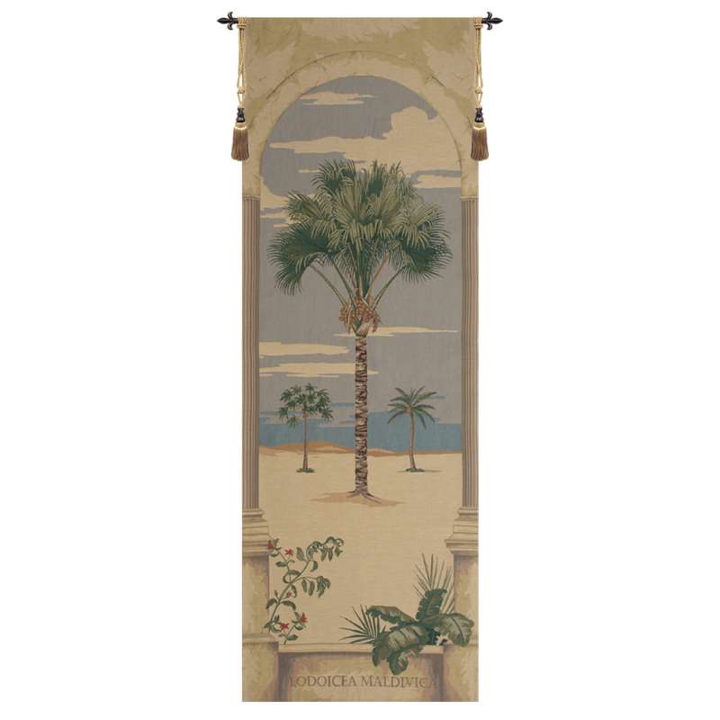 Lodoicea Palm European Tapestry Wall Hanging
