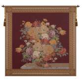 Elegant Masterpiece Wine Square European Tapestry