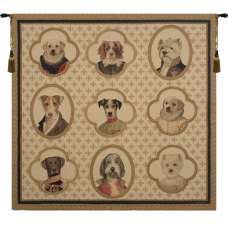 Dogs of Honor European Tapestry