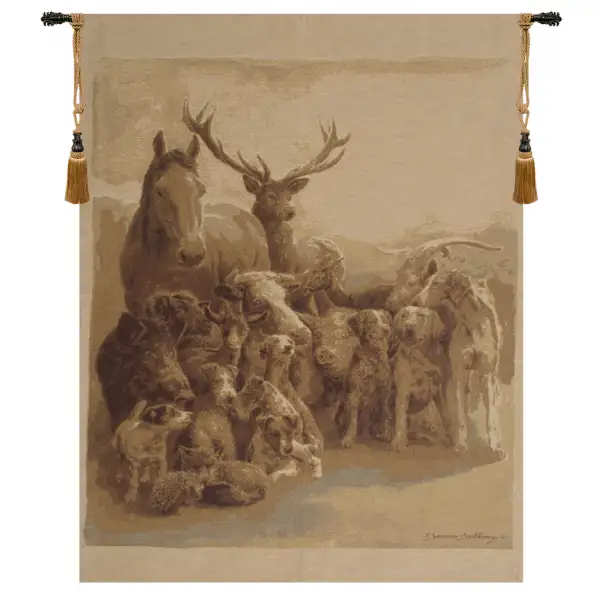 Wild Club Belgian Wall Tapestry
