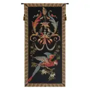Parrot's Fantasy Belgian Tapestry Wall Hanging - 25 in. x 50 in. Cotton/Viscose/Polyester/Mercurise by Charlotte Home Furnishings