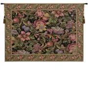 Eve's Floral Paradise Belgian Tapestry Wall Hanging
