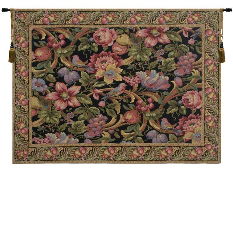 Eve's Floral Paradise European Tapestry Wall Hanging