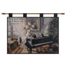 Life's Grand with Verse Fine Art Tapestry