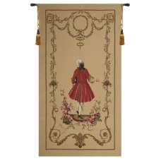 A Gentleman's Departure Large European Tapestry