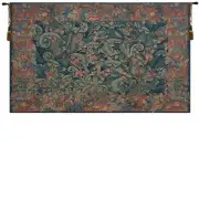 Verdure à Grands Ramages Belgian Tapestry Wall Hanging - 44 in. x 27 in. Wool/cotton/others by William Morris