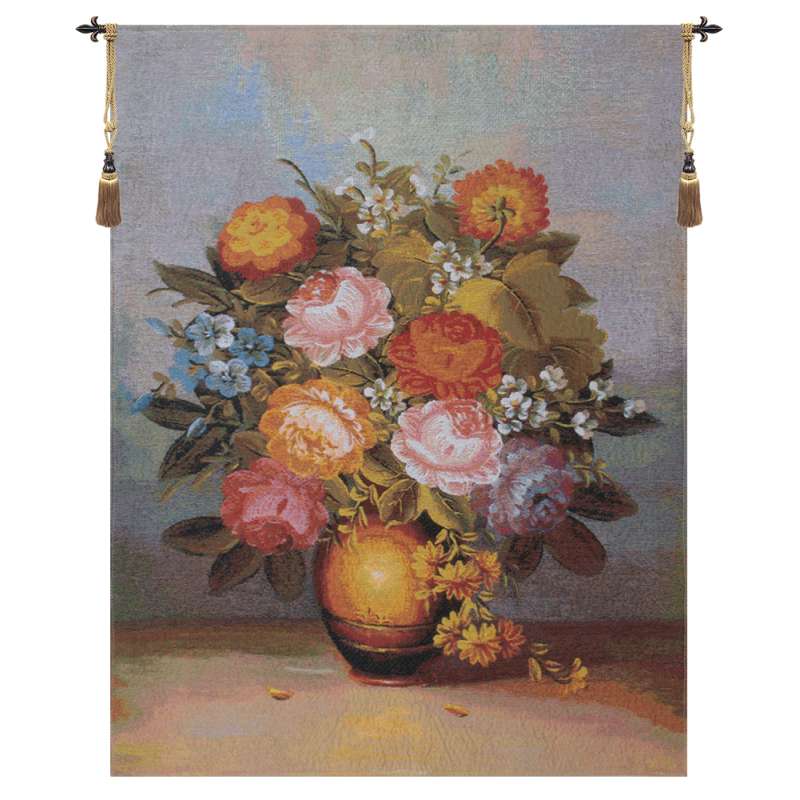 Bouquet Diana Belgian Tapestry Wall Hanging